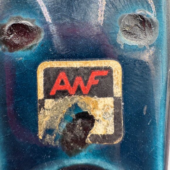 Wall candle holder - AWF pottery studio Norway 1960s - Candle light holder. Deep - Picture 9 of 16